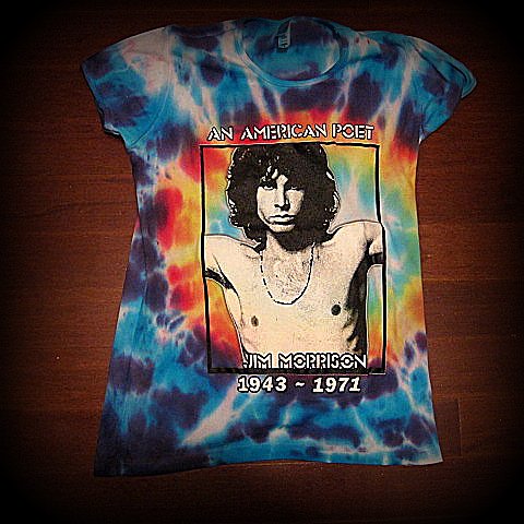 Doors / Jim Morrison - Tie Dye / Girl's Cut - T-Shirt